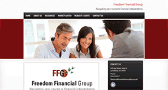 Desktop Screenshot of freedomfinancialgroup.net