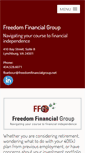 Mobile Screenshot of freedomfinancialgroup.net
